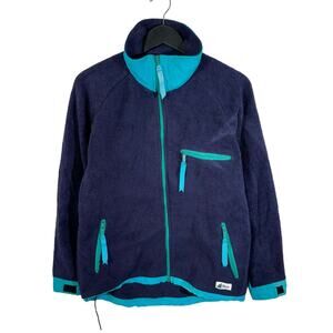 Vintage Women's Two Tone Full Zip Fleece Jacket